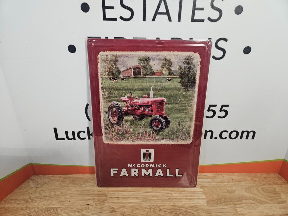 International Harvester McCormick Farmall Metal Sign 12"×17" (New)
