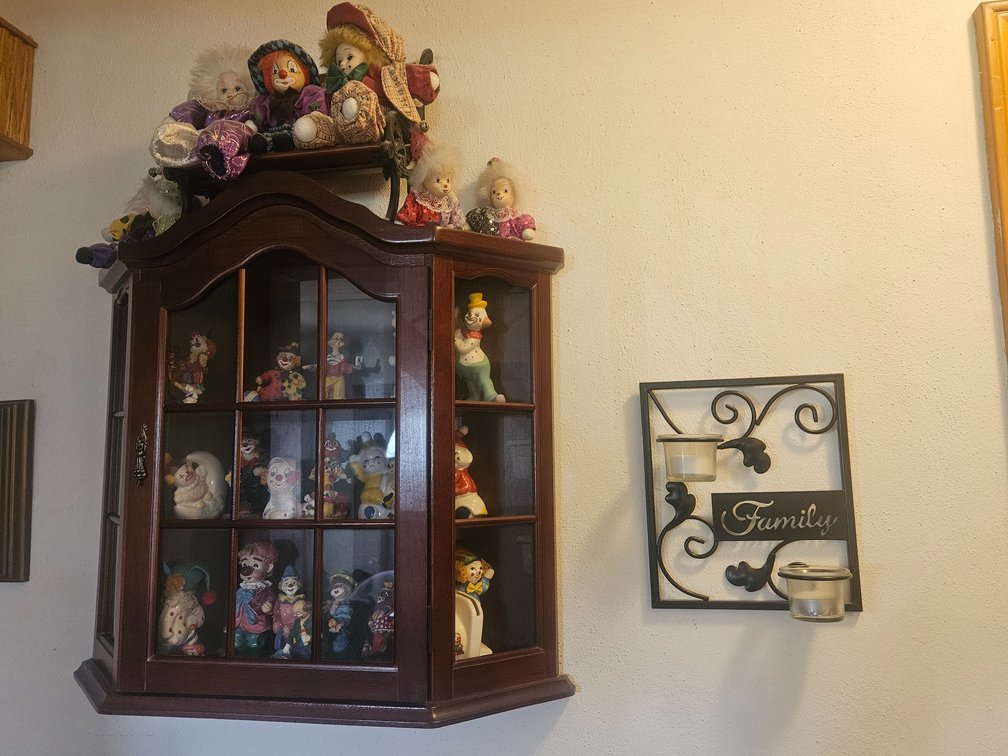 Hallway wall Contents Displays - Figurines and More 