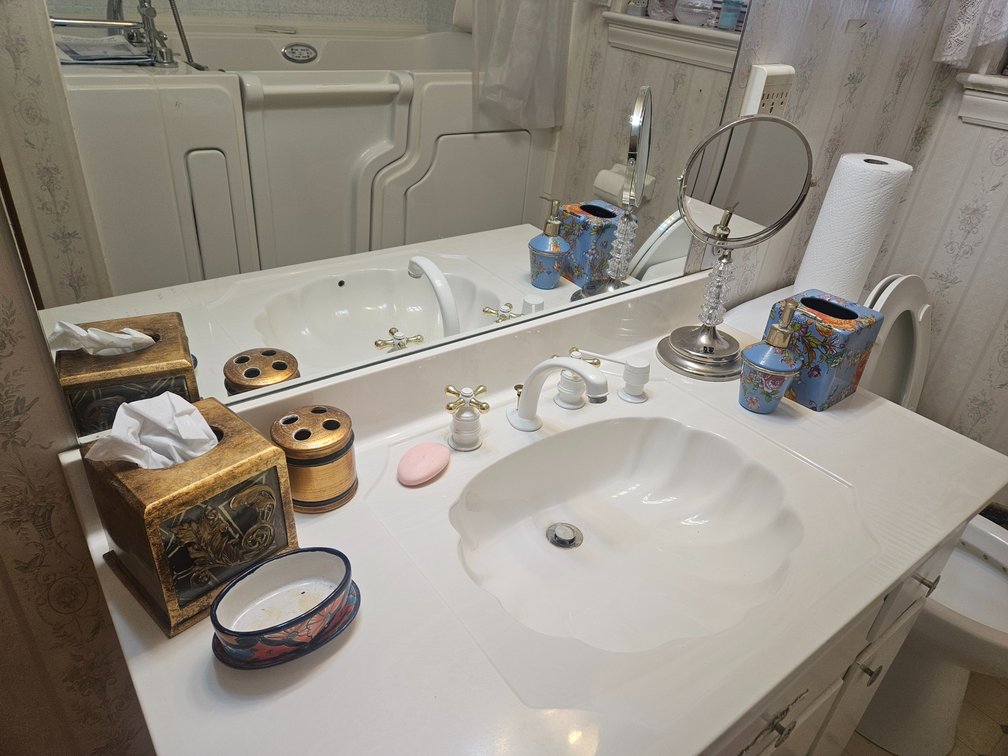 Bathroom Contents Tissue Holders - Soap Dispenser - Cleaners and More 