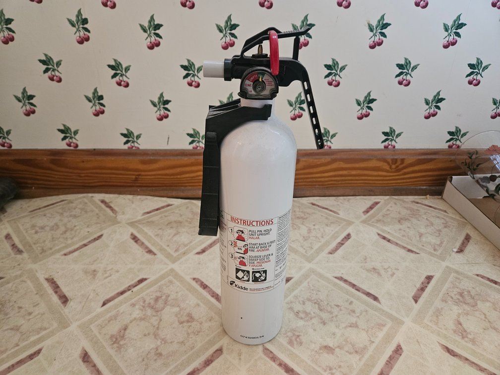Kidde Fire Extinguisher - Measures 14.5" Tall