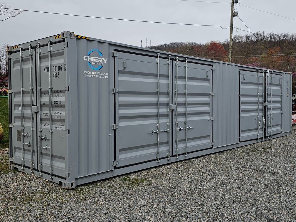40' Hi-Cube Storage Container w/ (2) Side Double Doors - Used Once - Nice Unit 