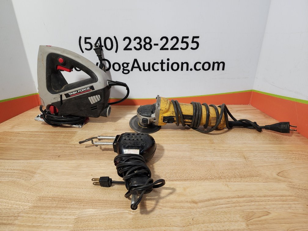 Dewalt Corded Angle Grinder - Task Force Jigsaw - Soldering Iron