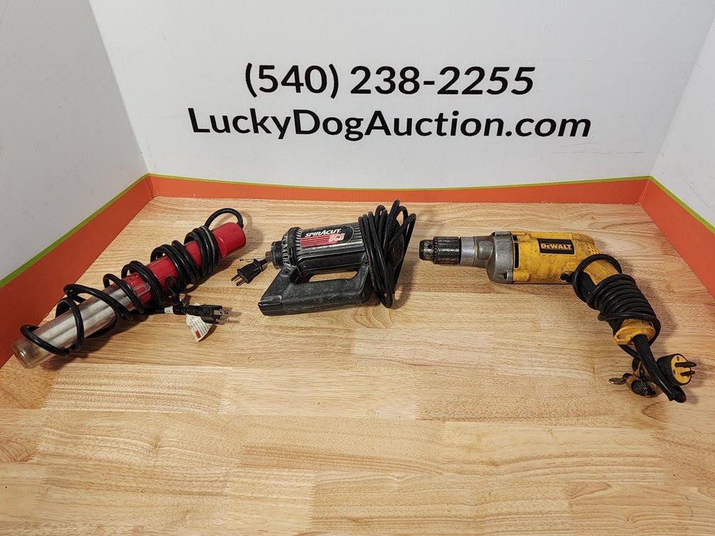 Rotozip Spiracut SGS - Dewalt Corded Drill - Electric Light 