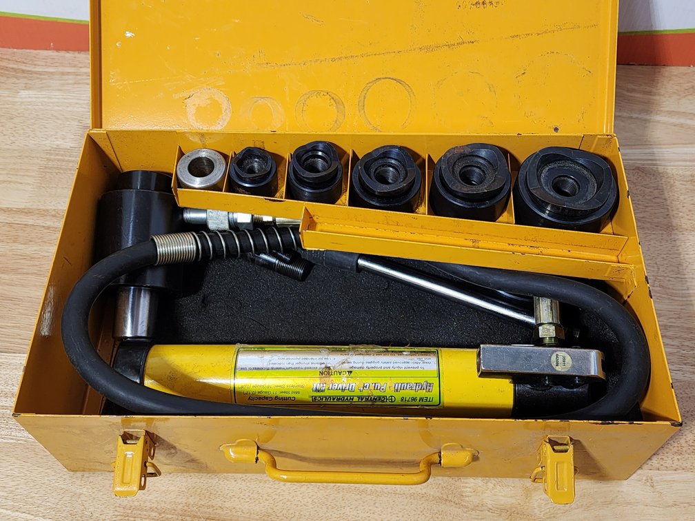Central Hydraulic Punch Driver Kit