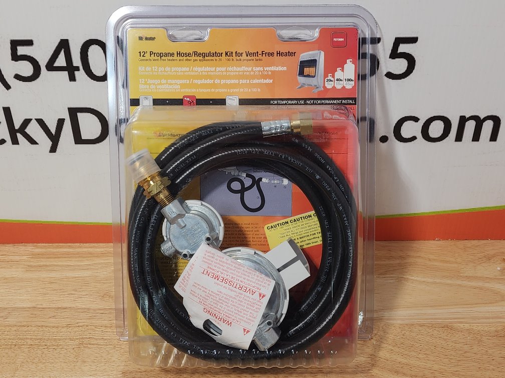 Mr.Heater 12' Propane Hose/Regulator Kit For Vent Free Heater 