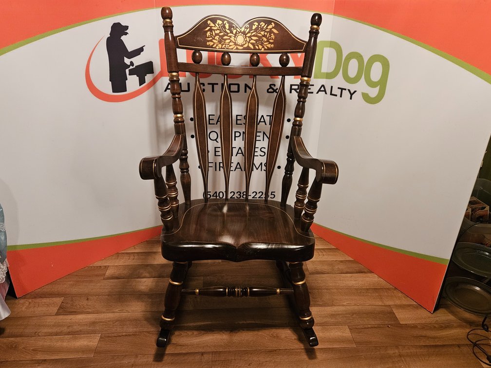 Solid Wood Rocking Chair 46" Tall × 25" Wide × 18" Deep