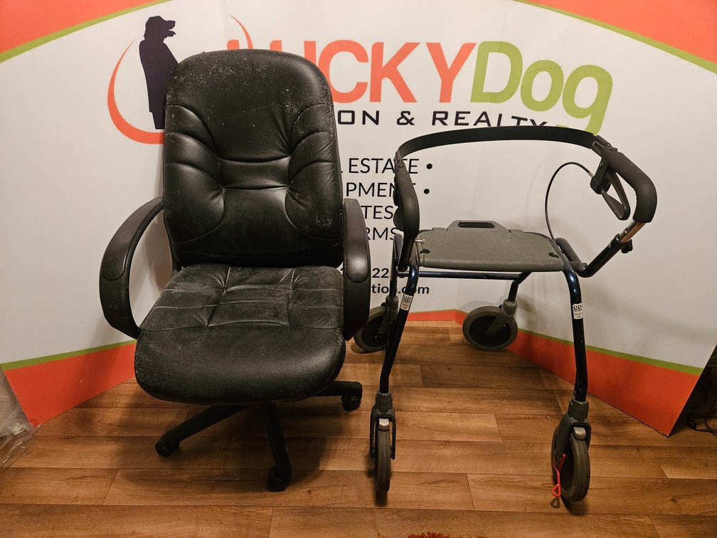 Rolling Office Chair and Walker/Seat 