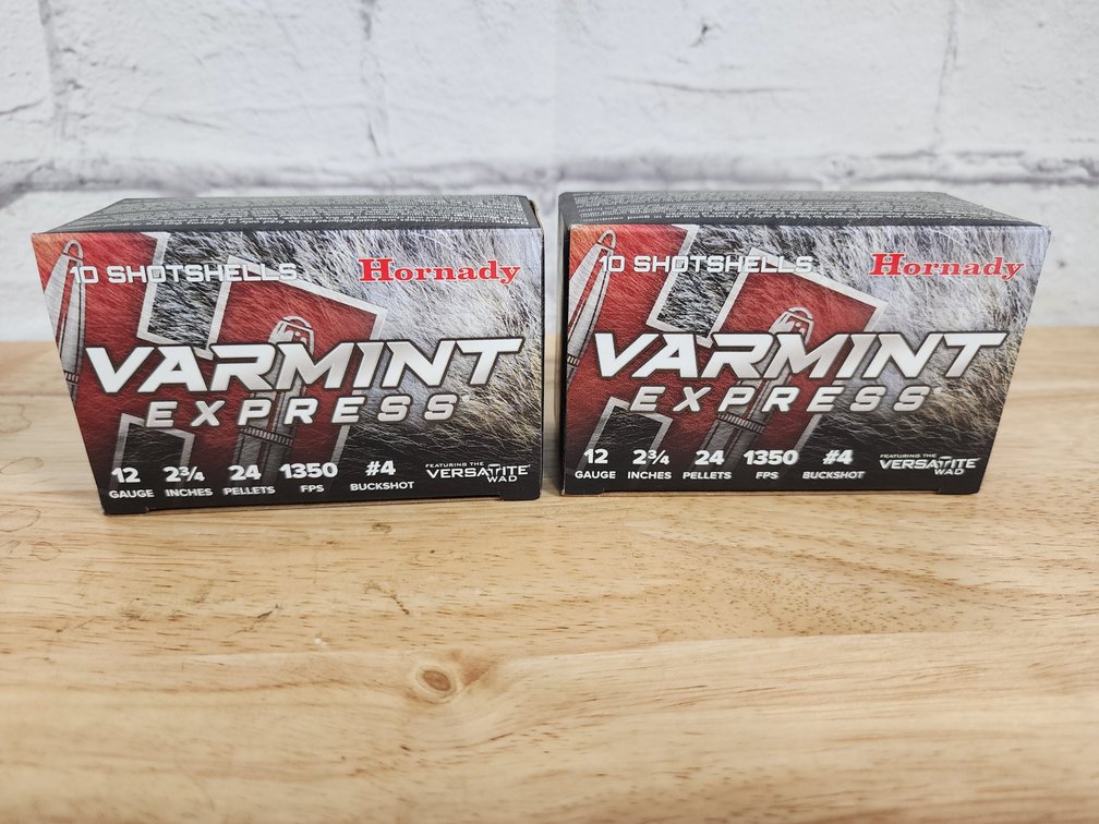 12ga Ammo  - Hornady Varmint Express 