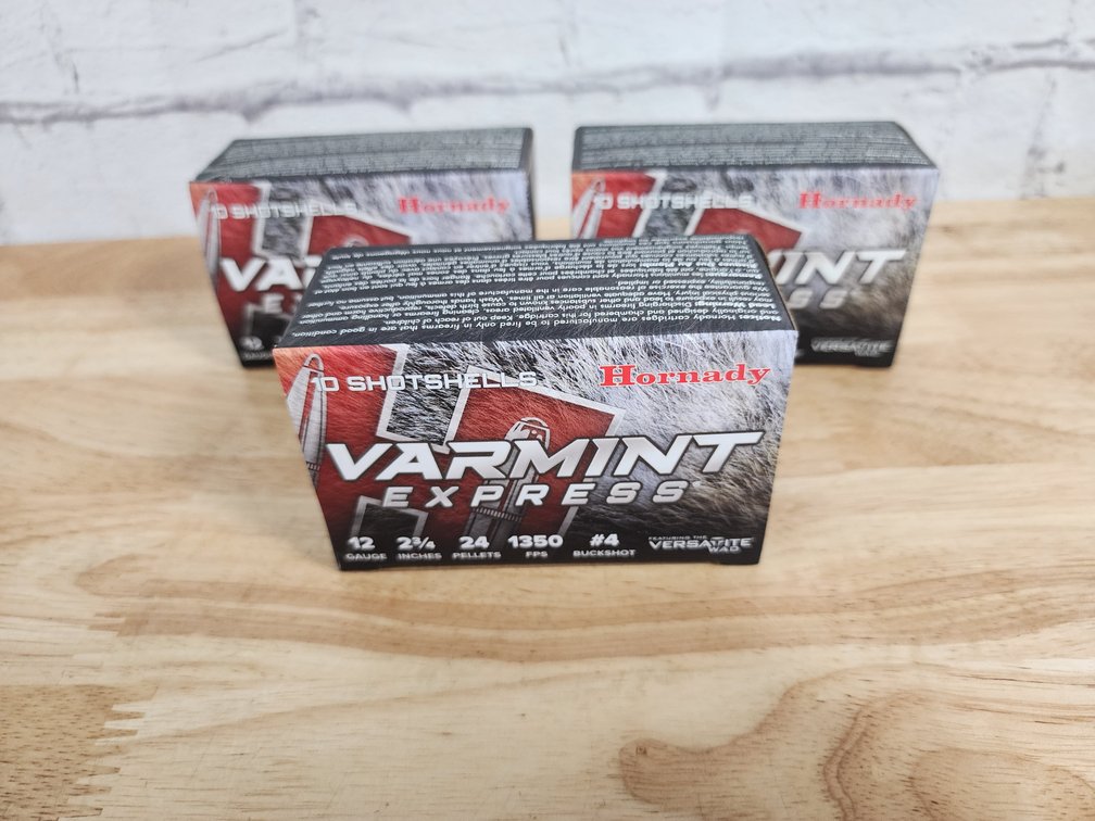 12ga Ammo  - Hornady Varmint Express 