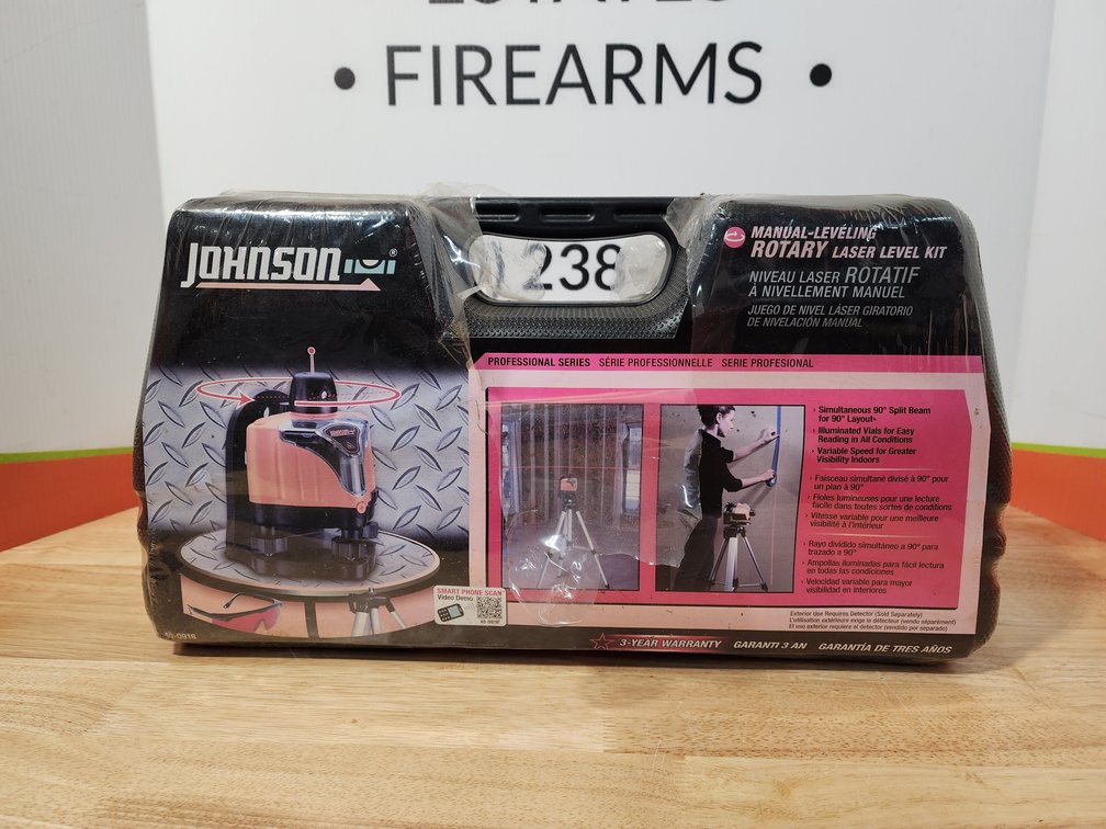 Johnson Rotary Laser Level Kit (Appears New)