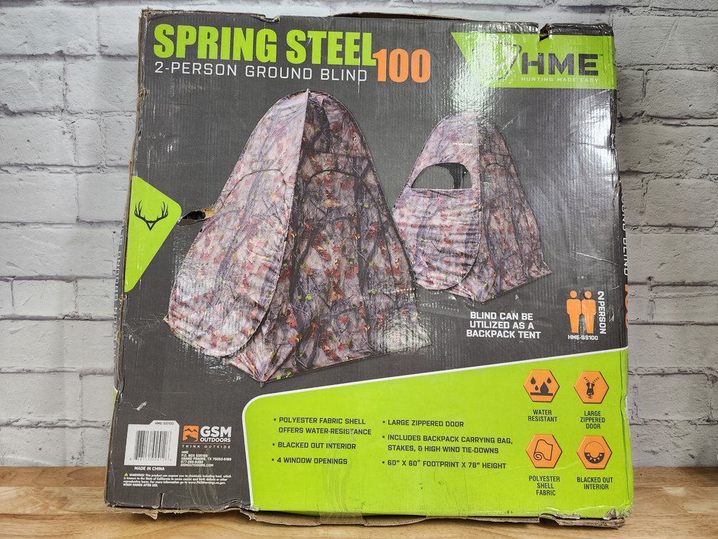HME 2 Person Ground Blind  - New In Unopened Packaging 