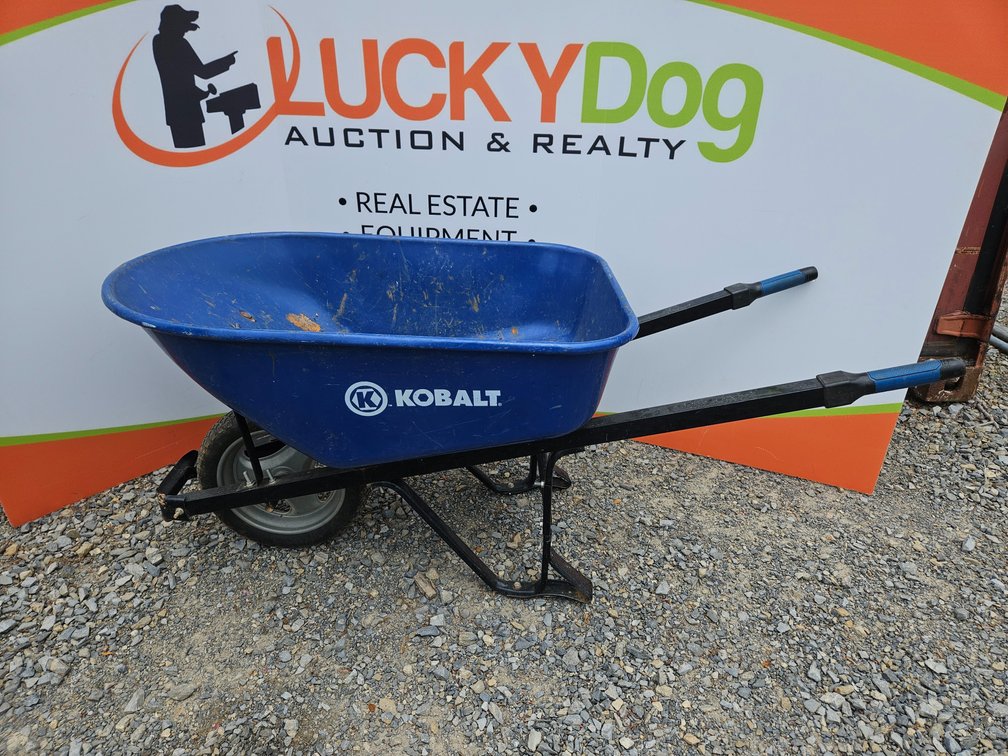 Kobalt Wheelbarrow 27" Tall × 25" Wide × 38" Deep