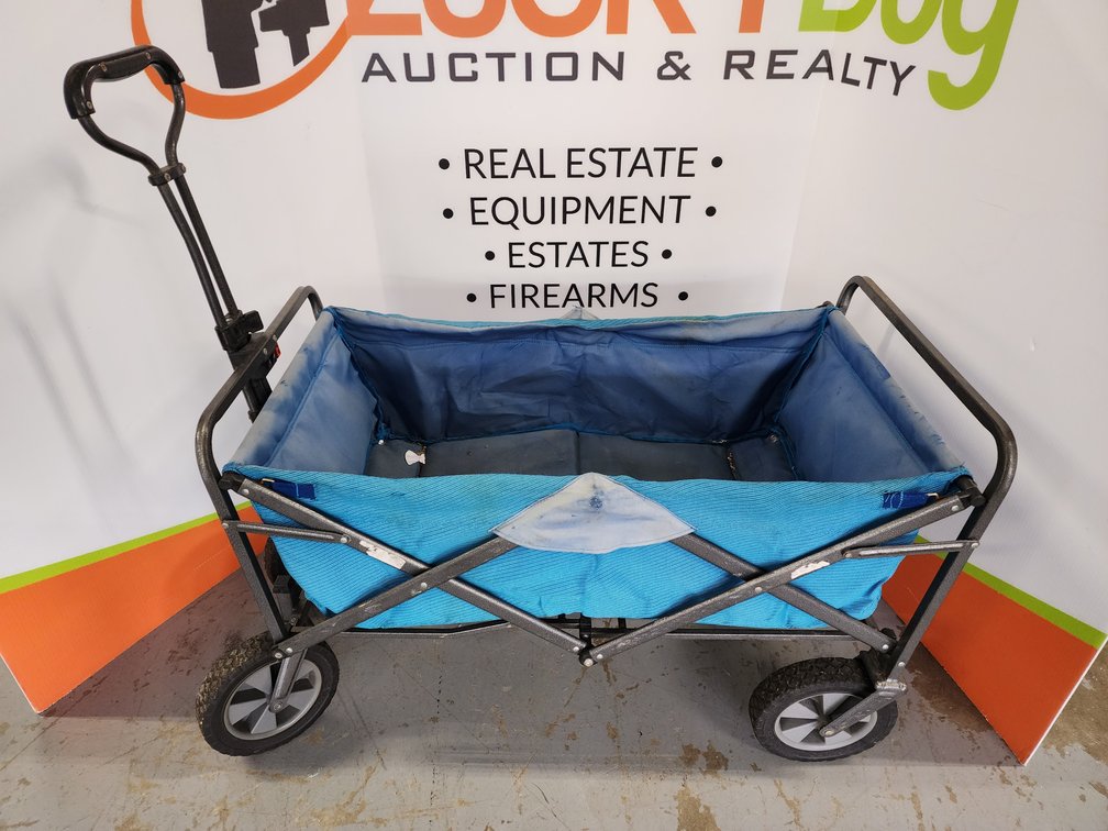 Fold Up Rolling Cart Measures 35" Long 