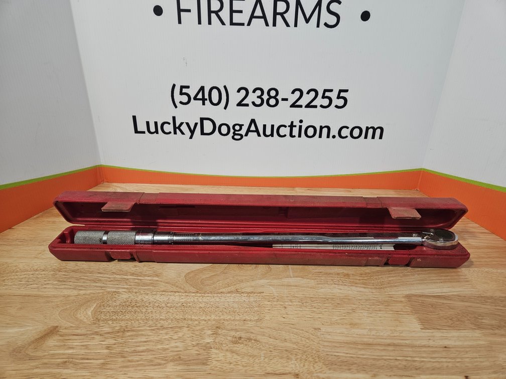 Proto 1/2" Torque Wrench W/Hard Plastic Case 