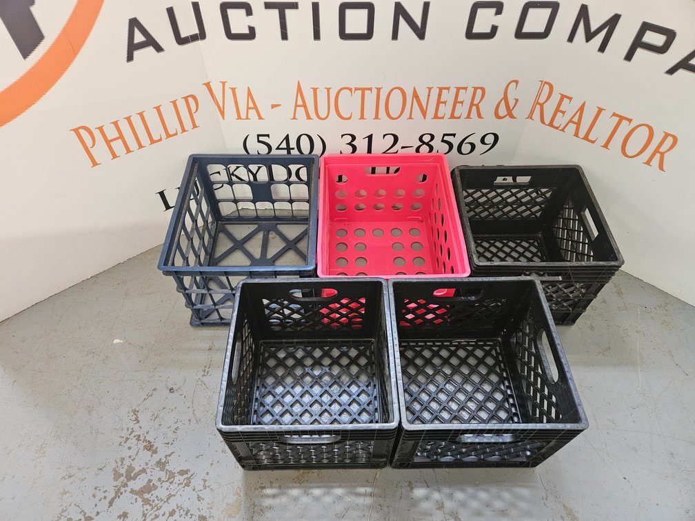 Plastic Crates 5 Included 