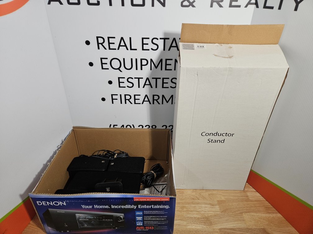 Boston Surround Sound Speakers and Conductor Stand