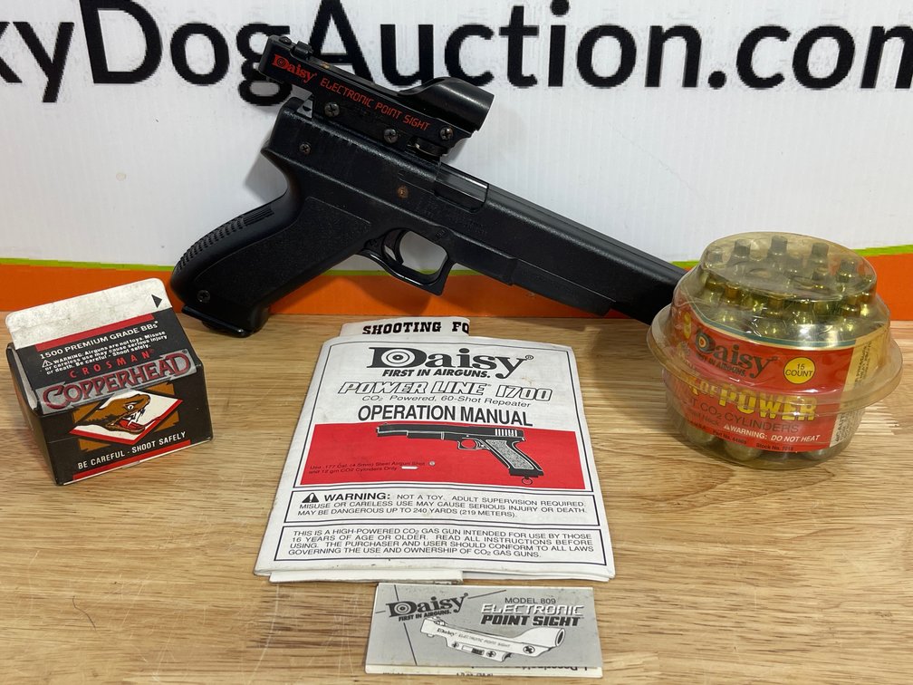 Daisy Power Line 1700 BB Gun - BBs and CO2 Cylinders