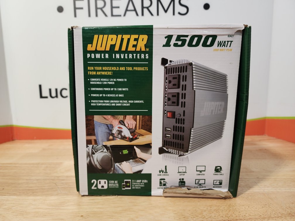 Jupiter 1500 Watt Power Inverter (Appears New)