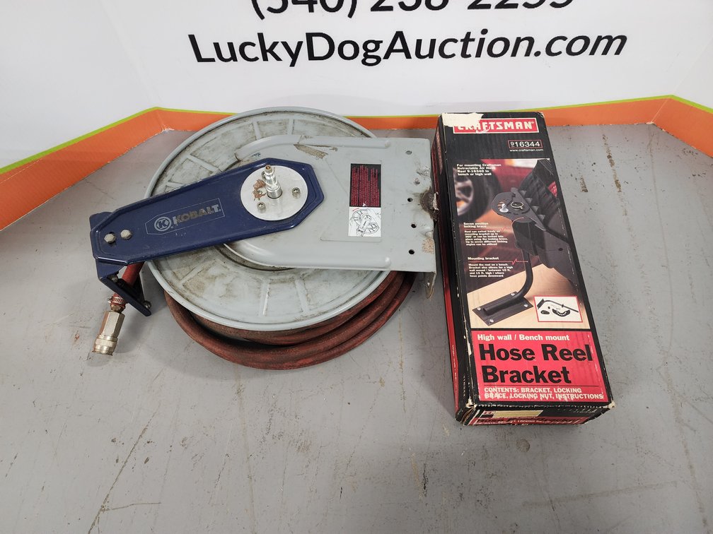 Kobalt Air Hose Reel W/Hose - Craftsman Hose Reel Bracket 