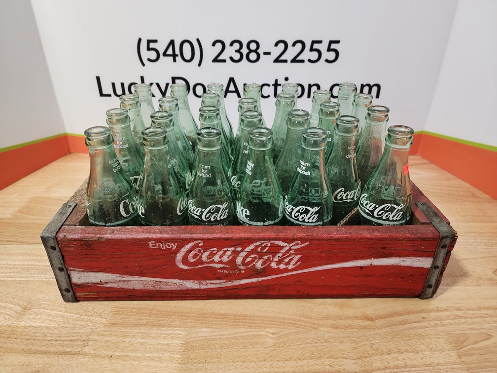 Coca Cola Crate W/ Bottles (27)