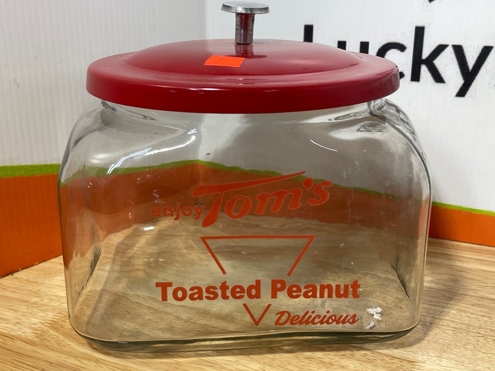 Tom’s Toasted Peanut Jar w/ Lid
