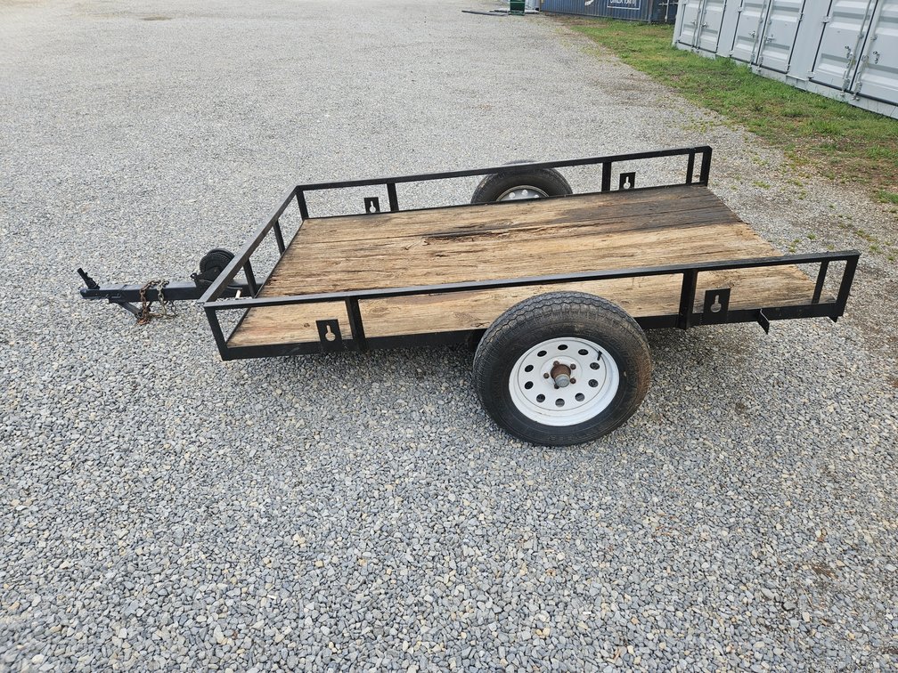 Utility Trailer 5' × 8' 15" Wheels and Tires (No Title)