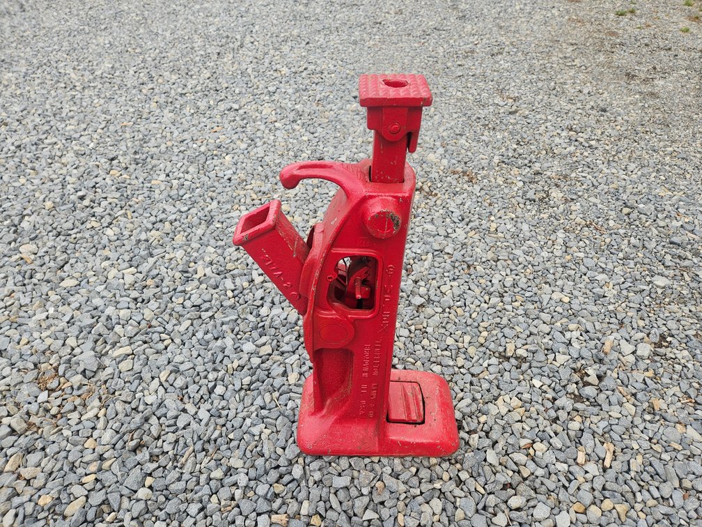 Antique Simplex Railroad Jack Broadview ILL. U.S.A. 23" Tall
