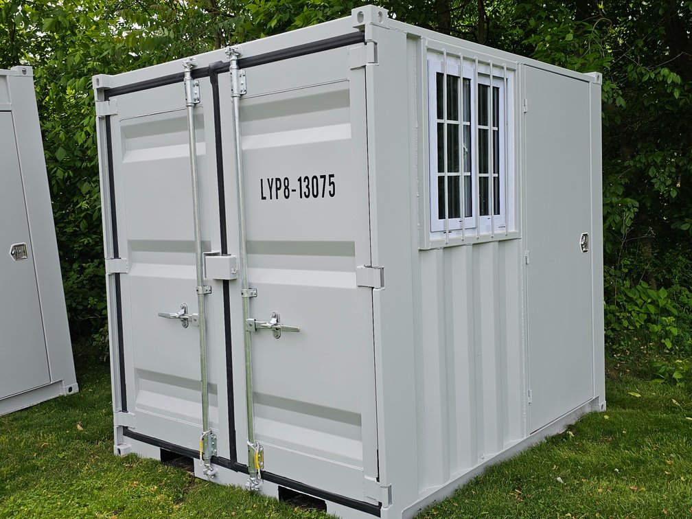 Unused 8' Shipping Container