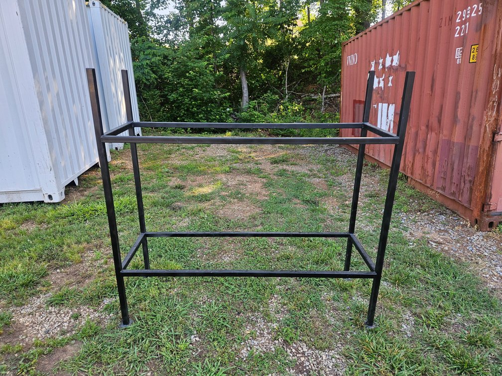 Metal Tire Rack - Measures 60" Tall × 62" Wide × 21" Deep