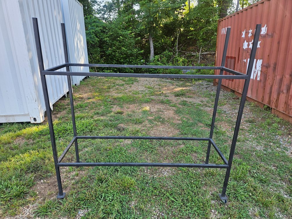 Metal Tire Rack - Measures 60" Tall × 62" Wide × 21" Deep