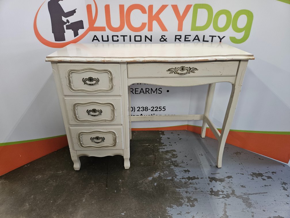 Wooden Desk - Measures 32" Tall × 42" Wide × 17.5" Deep