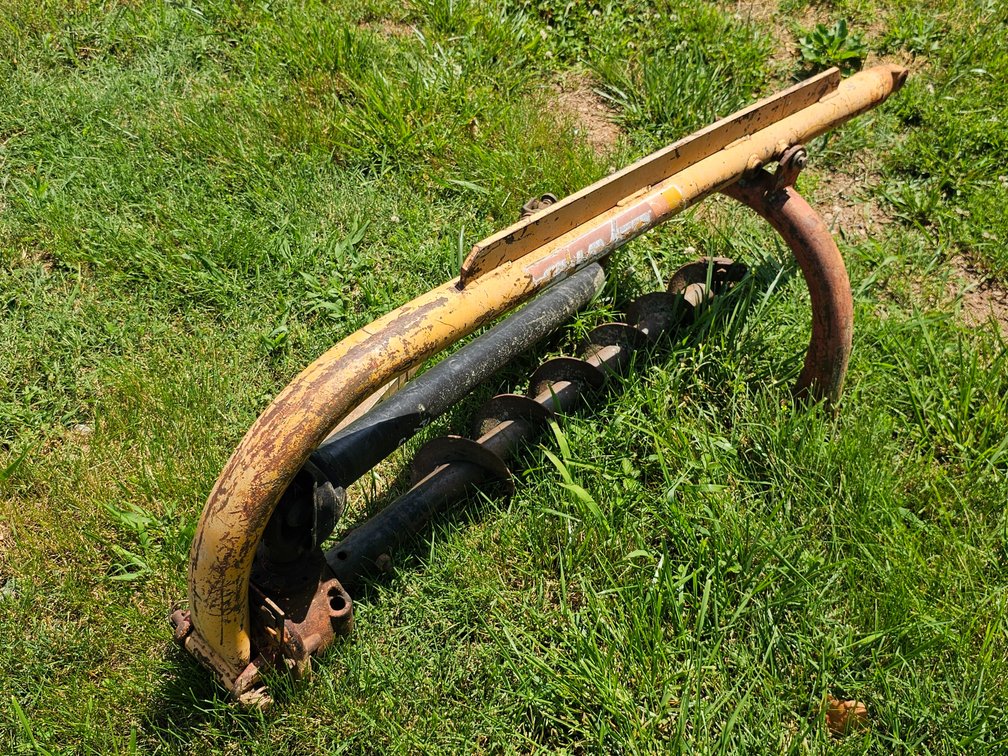 3-PT Hitch Shaver Post Hole Digger w/ 6" Auger