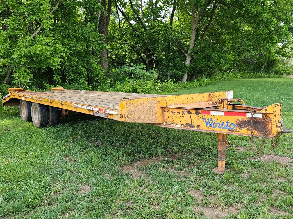 2008 Winston Hi-Tensile ProSeries 20K Trailer 20' + 5' Dovetail - Clear Title - Ready To Work - VIN # 1W9AP25288H160018
