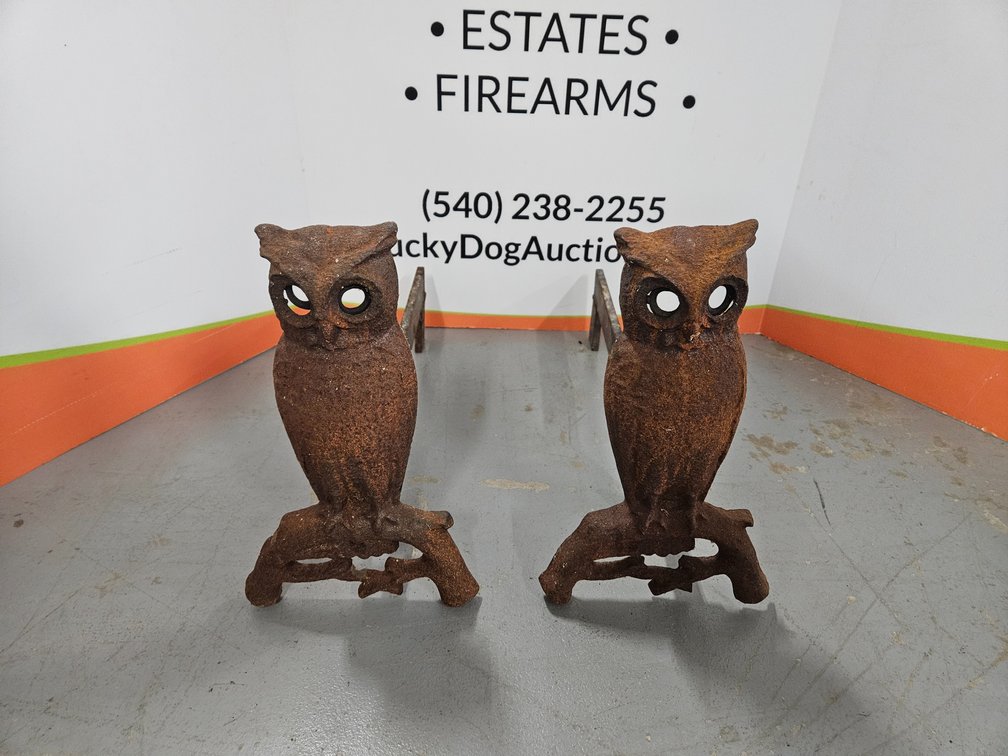 Cast Iron Owl And Irons 