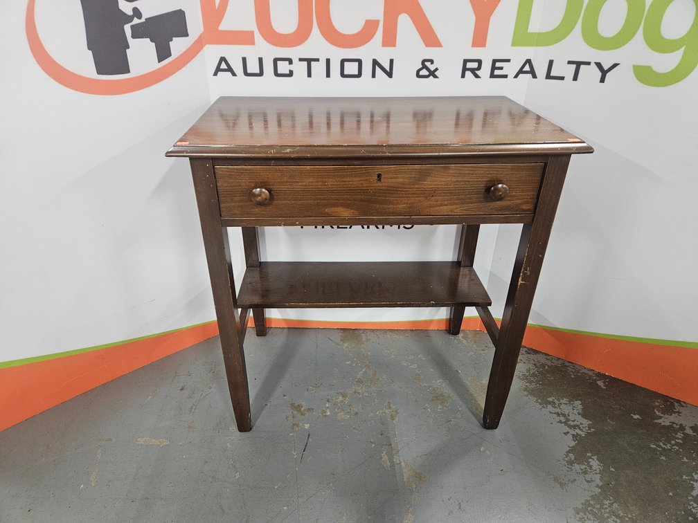 Wooden Secretary Desk - Measures 30" Tall × 30" Wide × 18" Deep