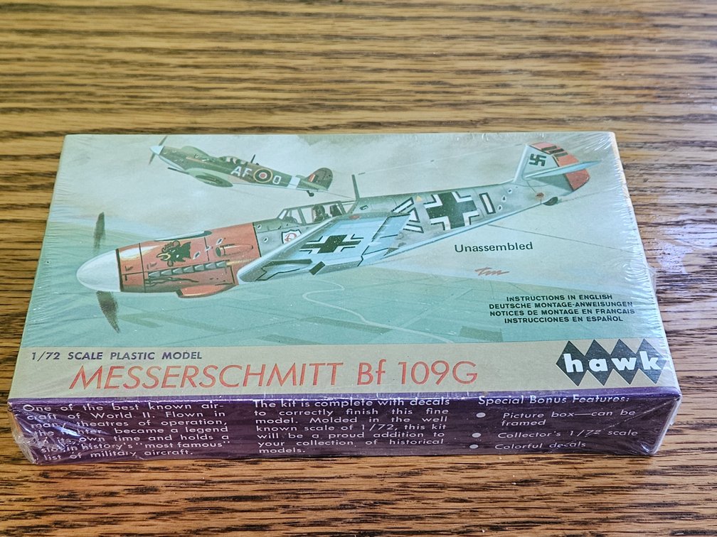 Hawk Messerschmitt BF 109G Model Dated 1967 (Sealed)