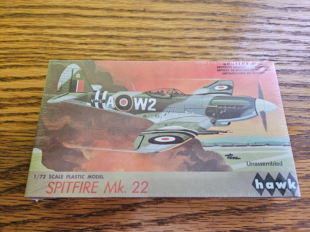Hawk Spitfire MK. 22 Model Dated 1967 (Sealed)