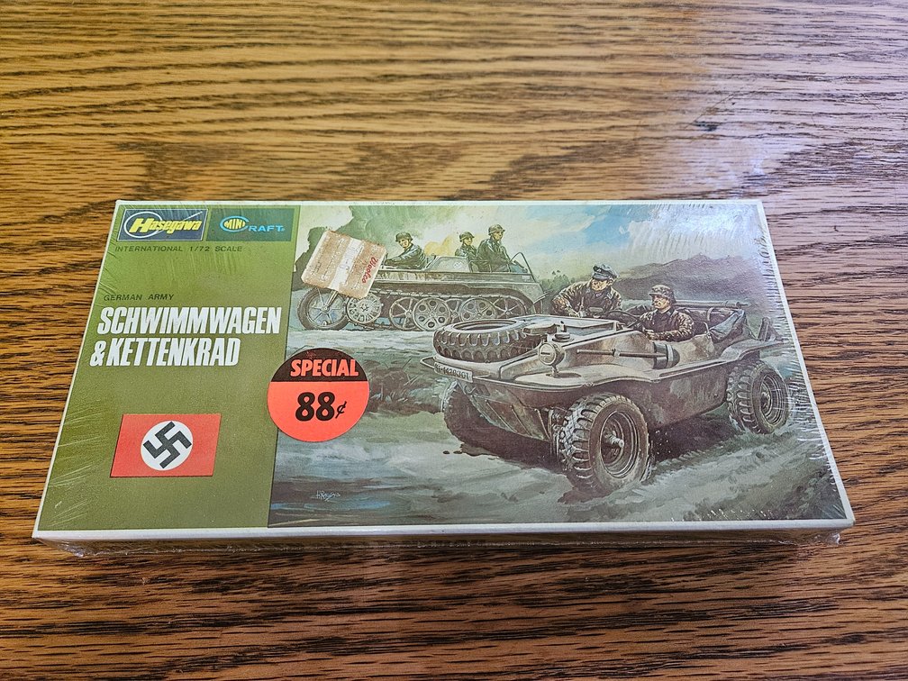 Hasegawa Schwimmwagen & Kettenkrad Model (Sealed)
