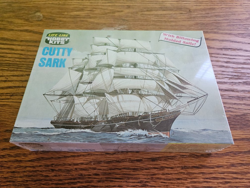 Life-Like Hobby Kits Cutty Shark Ship Model (Vintage Sealed)