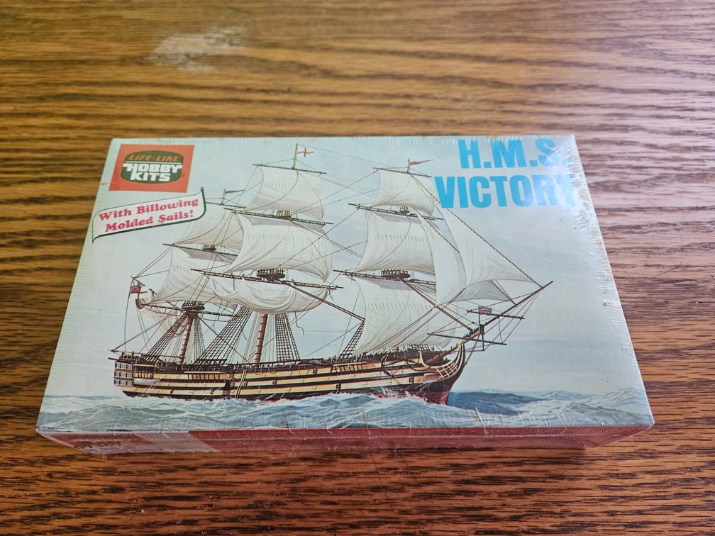 Life-Like Hobby Kits H.M.S. Victory Ship Model (Vintage Sealed)