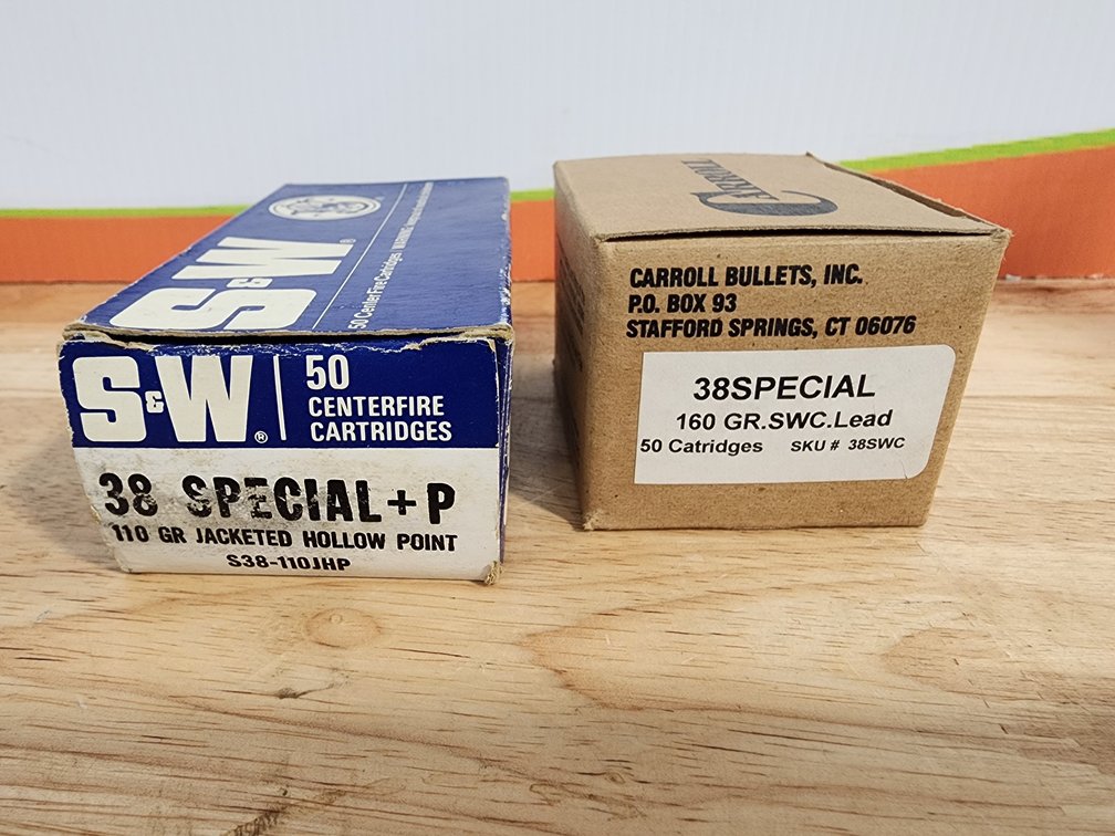 38 Special Ammo  - 2 Boxes  - 1 S&W 110 HP + P 
