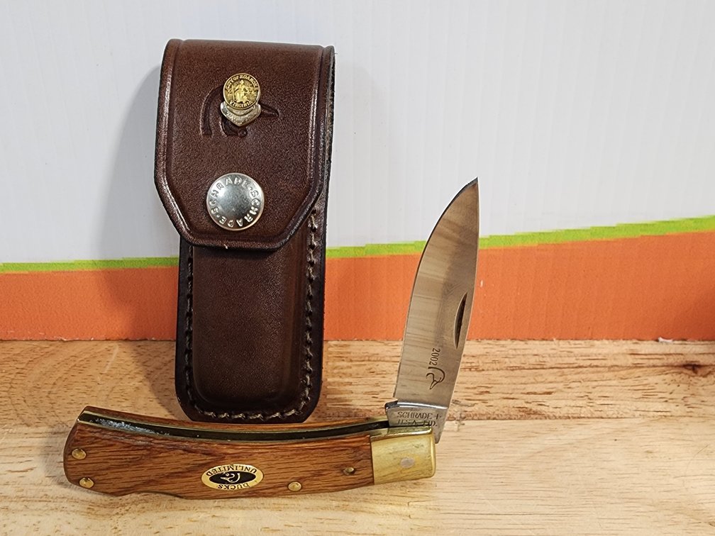 Schrade USA "ROANOKE" Chapter Ducks Unlimited  2002 - Appears Unused  - In Sheath  