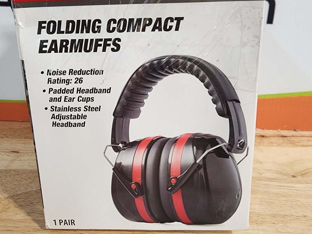 Folding Compact Earmuffs  - Adult  Size NOT CHILD - 