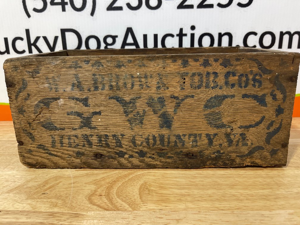 W.R. Brown Henry County Tobacco Box