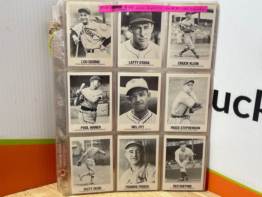 Lou Gehrig and More Baseball Cards