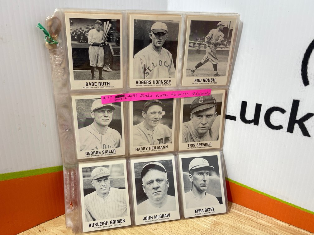 Babe Ruth and More Baseball Cards