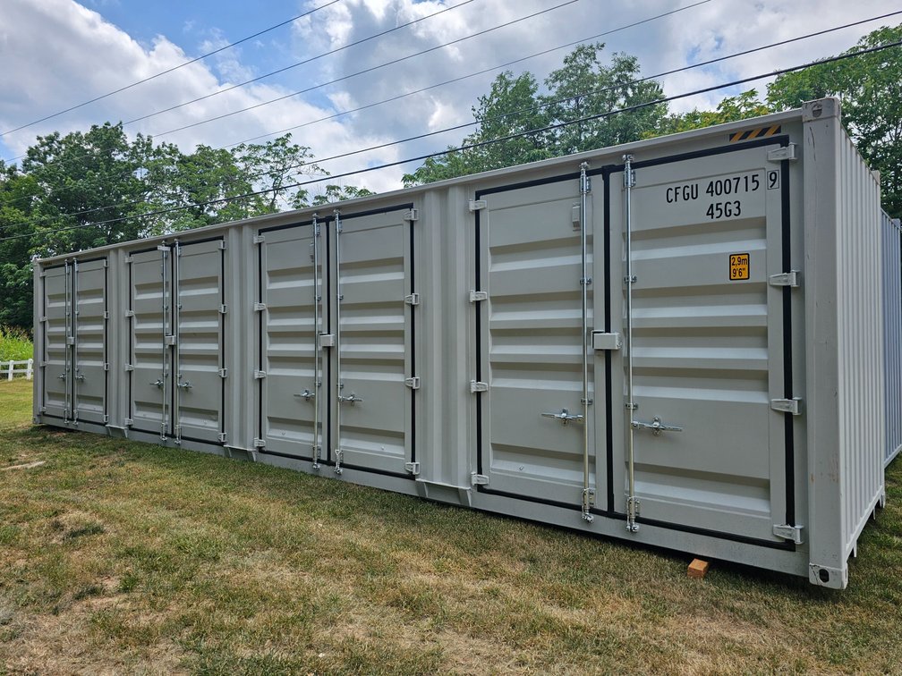 40' Shipping Container w/ 8 Side Doors
