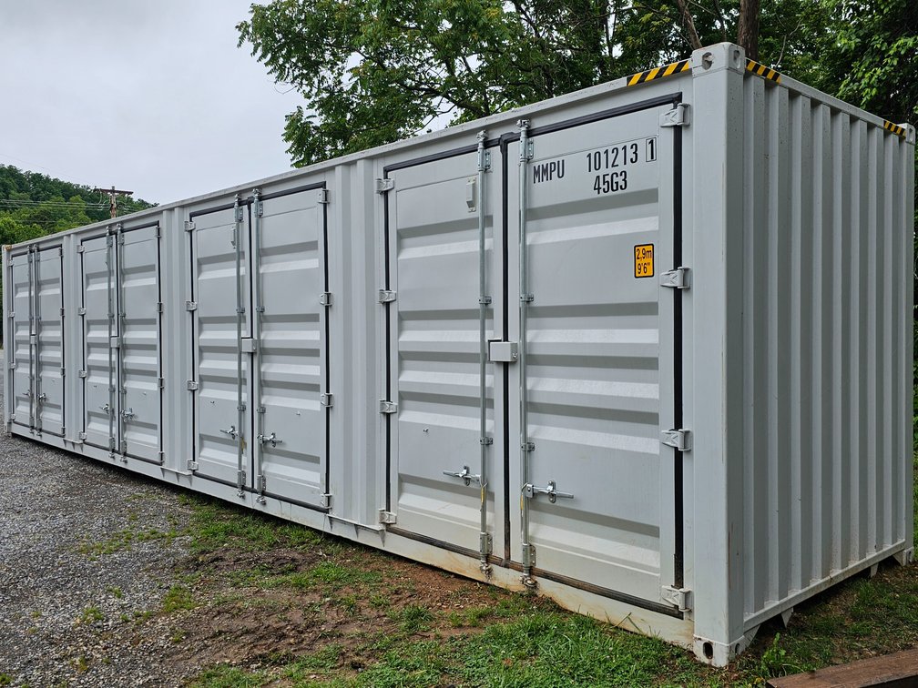 40' Shipping Container w/ 8 Side Doors