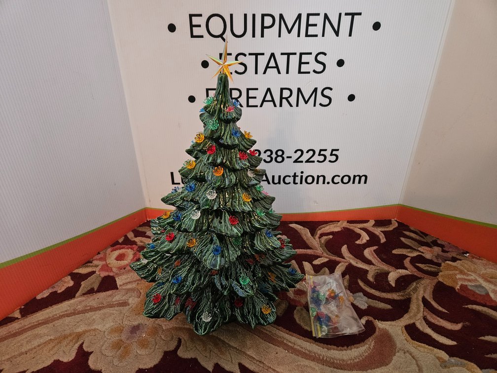 Ceramic Christmas Tree - Measures 24" Tall