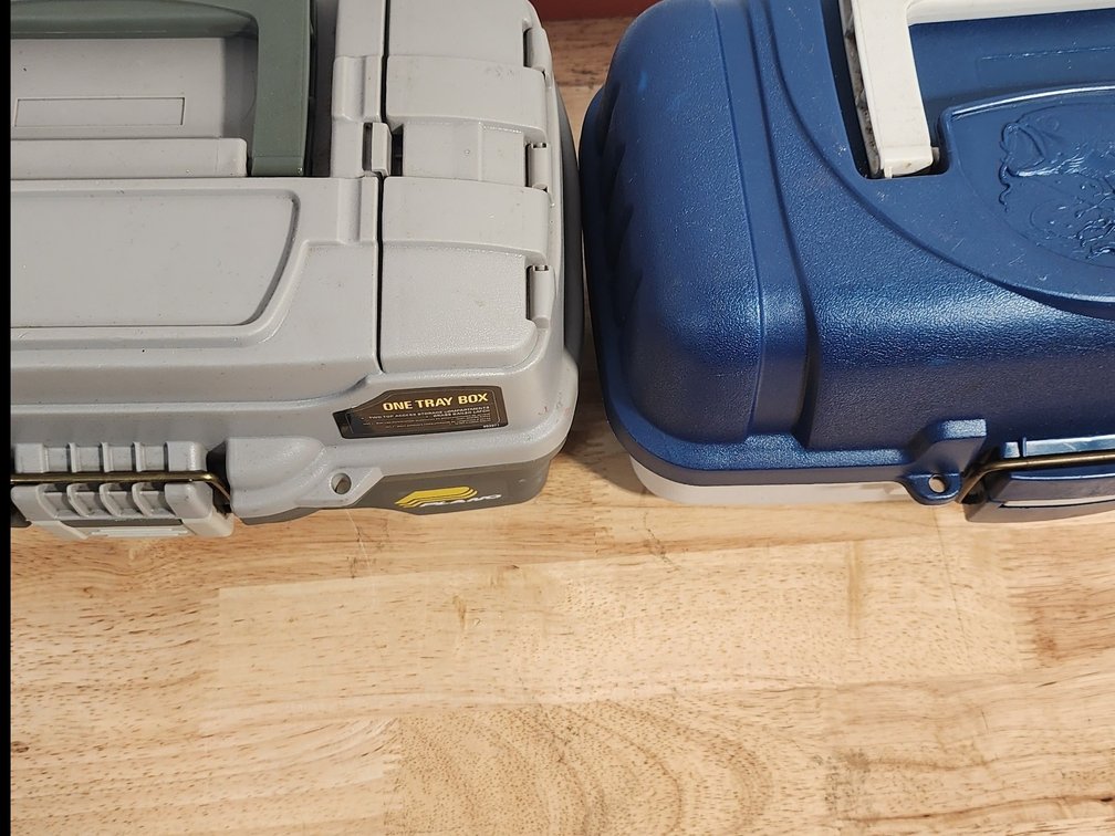2 Plastic Plano Tackle Boxes - Appear New - C